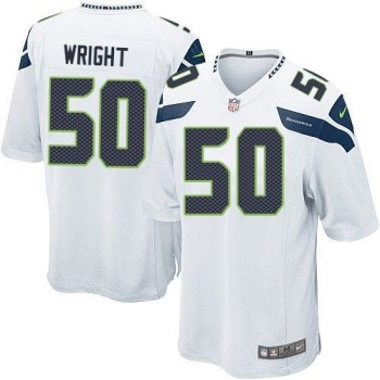 Seahawks #50 K.J. Wright White Youth Stitched NFL Elite Jersey