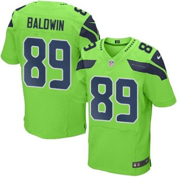 Seahawks #89 Doug Baldwin Green Men's Stitched NFL Elite Rush Jersey