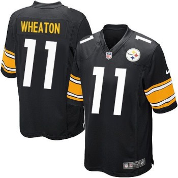Steelers #11 Markus Wheaton Black Team Color Youth Stitched NFL Elite Jersey Steelers #11 Markus Wheaton Black Team Color Youth Stitched NFL Elite Jersey