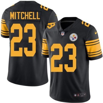 Steelers #23 Mike Mitchell Black Men's Stitched NFL Limited Rush Jersey Steelers #23 Mike Mitchell Black Men's Stitched NFL Limited Rush Jersey