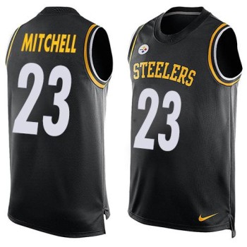 Steelers #23 Mike Mitchell Black Team Color Men's Stitched NFL Limited Tank Top Jersey Steelers #23 Mike Mitchell Black Team Color Men's Stitched NFL Limited Tank Top Jersey