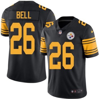 Steelers #26 Le'Veon Bell Black Men's Stitched NFL Limited Rush Jersey Steelers #26 Le'Veon Bell Black Men's Stitched NFL Limited Rush Jersey