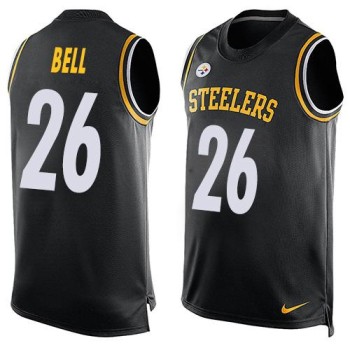 Steelers #26 Le'Veon Bell Black Team Color Men's Stitched NFL Limited Tank Top Jersey Steelers #26 Le'Veon Bell Black Team Color Men's Stitched NFL Limited Tank Top Jersey