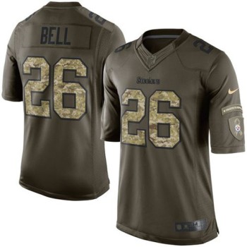 Steelers #26 Le'Veon Bell Green Men's Stitched NFL Limited Salute to Service Jersey Steelers #26 Le'Veon Bell Green Men's Stitched NFL Limited Salute to Service Jersey