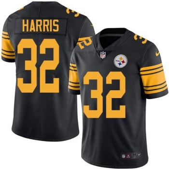 Steelers #32 Franco Harris Black Men's Stitched NFL Limited Rush Jersey Steelers #32 Franco Harris Black Men's Stitched NFL Limited Rush Jersey