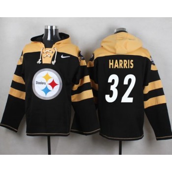 Steelers #32 Franco Harris Black Player Pullover NFL Hoodie Steelers #32 Franco Harris Black Player Pullover NFL Hoodie