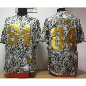 Steelers #84 Antonio Brown Dollar Fashion Men's Stitched NFL Elite Jersey Steelers #84 Antonio Brown Dollar Fashion Men's Stitched NFL Elite Jersey