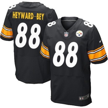 Steelers #88 Darrius Heyward-Bey Black Team Color Men's Stitched NFL Elite Jersey Steelers #88 Darrius Heyward-Bey Black Team Color Men's Stitched NFL Elite Jersey