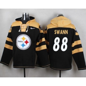 Steelers #88 Lynn Swann Black Player Pullover NFL Hoodie Steelers #88 Lynn Swann Black Player Pullover NFL Hoodie