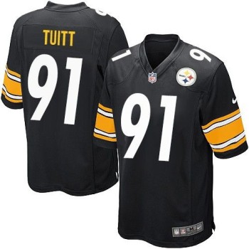 Steelers #91 Stephon Tuitt Black Team Color Youth Stitched NFL Elite Jersey Steelers #91 Stephon Tuitt Black Team Color Youth Stitched NFL Elite Jersey