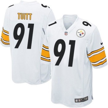 Steelers #91 Stephon Tuitt White Youth Stitched NFL Elite Jersey Steelers #91 Stephon Tuitt White Youth Stitched NFL Elite Jersey