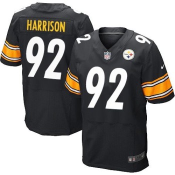 Steelers #92 James Harrison Black Team Color Men's Stitched NFL Elite Jersey Steelers #92 James Harrison Black Team Color Men's Stitched NFL Elite Jersey