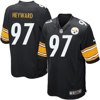 Steelers #97 Cameron Heyward Black Team Color Youth Stitched NFL Elite Jersey Steelers #97 Cameron Heyward Black Team Color Youth Stitched NFL Elite Jersey
