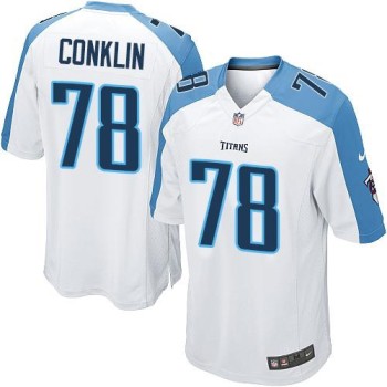 Titans #78 Jack Conklin White Youth Stitched NFL Elite Jersey