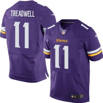 Vikings #11 Laquon Treadwell Purple Team Color Men's Stitched NFL Elite Jersey Vikings #11 Laquon Treadwell Purple Team Color Men's Stitched NFL Elite Jersey