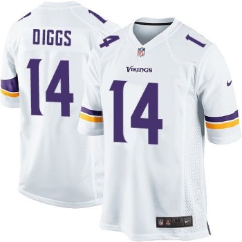Vikings #14 Stefon Diggs White Youth Stitched NFL Elite Jersey Vikings #14 Stefon Diggs White Youth Stitched NFL Elite Jersey