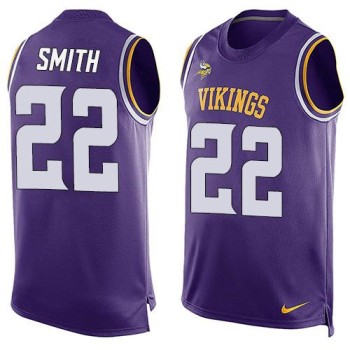 Vikings #22 Harrison Smith Purple Team Color Men's Stitched NFL Limited Tank Top Jersey Vikings #22 Harrison Smith Purple Team Color Men's Stitched NFL Limited Tank Top Jersey