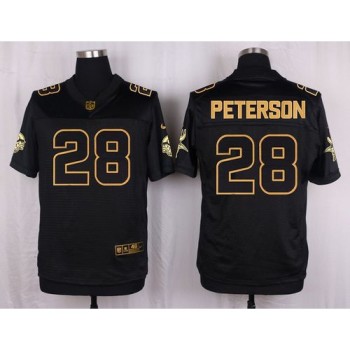Vikings #28 Adrian Peterson Black Men's Stitched NFL Elite Pro Line Gold Collection Jersey Vikings #28 Adrian Peterson Black Men's Stitched NFL Elite Pro Line Gold Collection Jersey