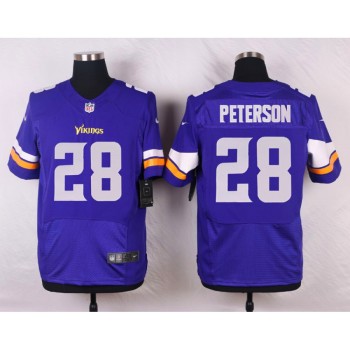 Vikings #28 Adrian Peterson Purple Team Color Men's Stitched NFL Elite Jersey Vikings #28 Adrian Peterson Purple Team Color Men's Stitched NFL Elite Jersey