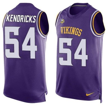 Vikings #54 Eric Kendricks Purple Team Color Men's Stitched NFL Limited Tank Top Jersey Vikings #54 Eric Kendricks Purple Team Color Men's Stitched NFL Limited Tank Top Jersey