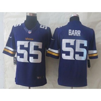 Vikings #55 Anthony Barr Purple Team Color Men's Stitched NFL Limited Jersey Vikings #55 Anthony Barr Purple Team Color Men's Stitched NFL Limited Jersey