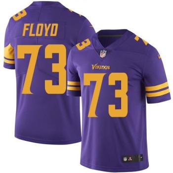 Vikings #73 Sharrif Floyd Purple Men's Stitched NFL Limited Rush Jersey