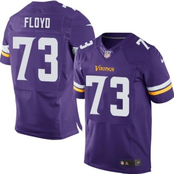 Vikings #73 Sharrif Floyd Purple Team Color Men's Stitched NFL Elite Jersey Vikings #73 Sharrif Floyd Purple Team Color Men's Stitched NFL Elite Jersey