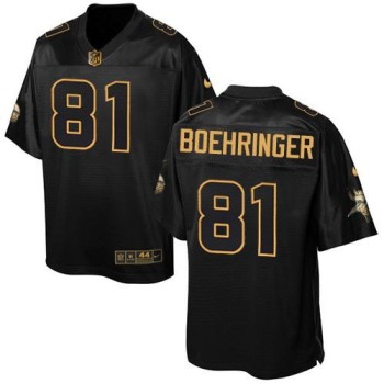 Vikings #81 Moritz Boehringer Black Men's Stitched NFL Elite Pro Line Gold Collection Jersey Vikings #81 Moritz Boehringer Black Men's Stitched NFL Elite Pro Line Gold Collection Jersey