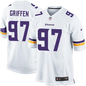Vikings #97 Everson Griffen White Youth Stitched NFL Elite Jersey Vikings #97 Everson Griffen White Youth Stitched NFL Elite Jersey
