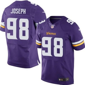 Vikings #98 Linval Joseph Purple Team Color Men's Stitched NFL Elite Jersey Vikings #98 Linval Joseph Purple Team Color Men's Stitched NFL Elite Jersey
