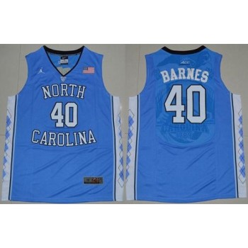 North Carolina #40 Harrison Barnes Blue Stitched NCAA Jersey