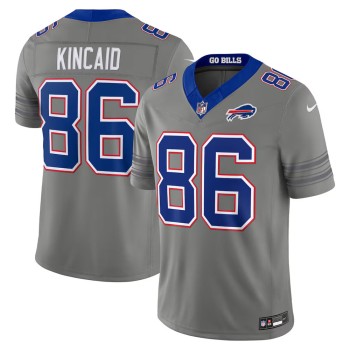 Youth Buffalo Bills #86 Dalton Kincaid Nike Gray Nickel City Vapor F.U.S.E. Limited Jersey Youth Buffalo Bills #86 Dalton Kincaid Nike Gray Nickel City Vapor F.U.S.E. Limited Jersey