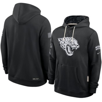 Men's Jacksonville Jaguars Nike Black 2026 Salute to Service Sideline Dri-FIT Pullover Hoodie Men's Jacksonville Jaguars Nike Black 2026 Salute to Service Sideline Dri-FIT Pullover Hoodie