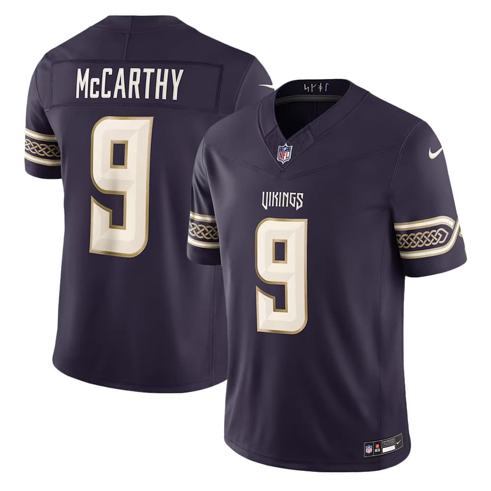 Men's Minnesota Vikings #9 J.J. McCarthy Purple 2026 Rivalries Collection Vapor F.U.S.E. Limited Jersey Men's Minnesota Vikings #9 J.J. McCarthy Purple 2026 Rivalries Collection Vapor F.U.S.E. Limited Jersey