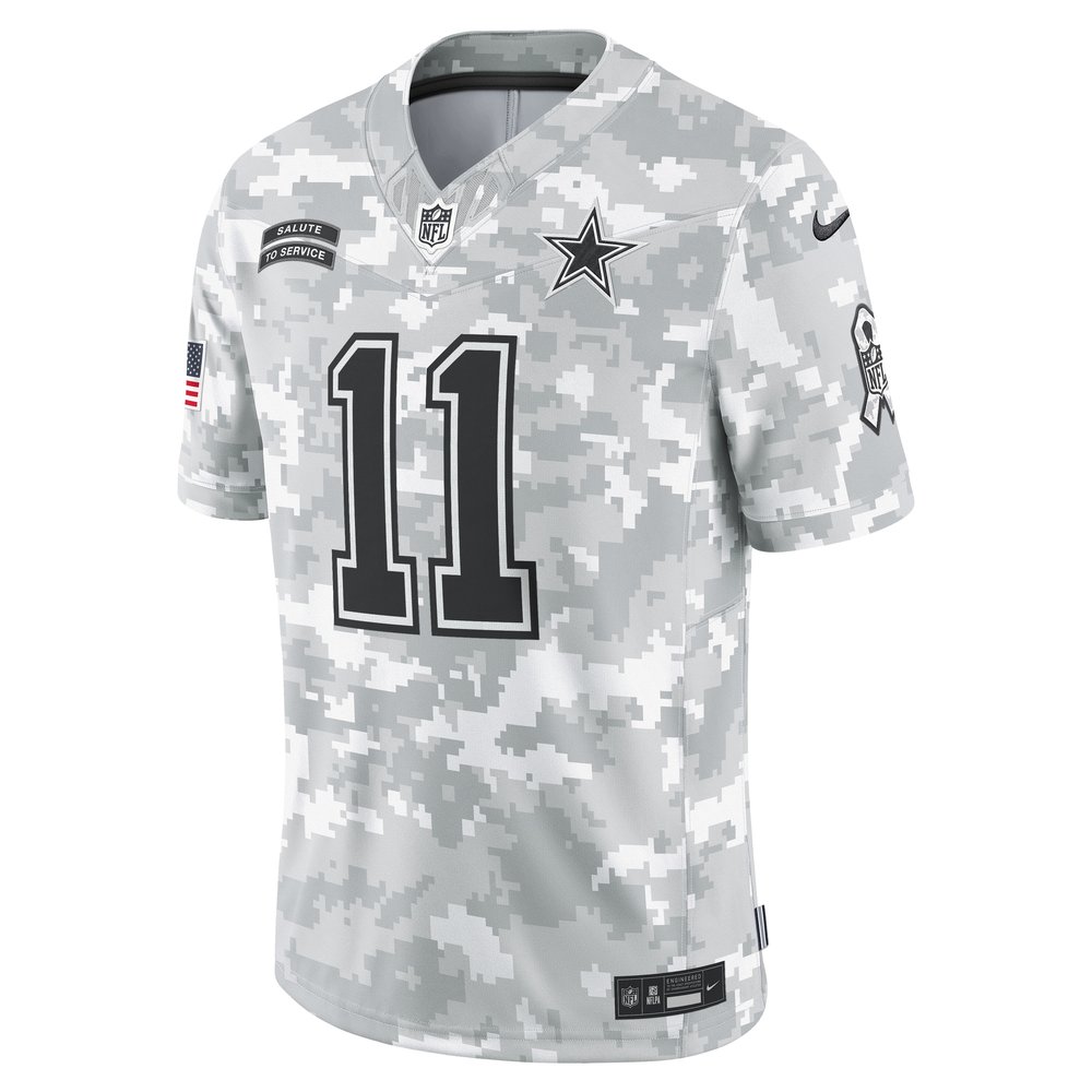 Men's Dallas Cowboys Micah Parsons Arctic Camo 2024 Salute to Service Limited Jersey
