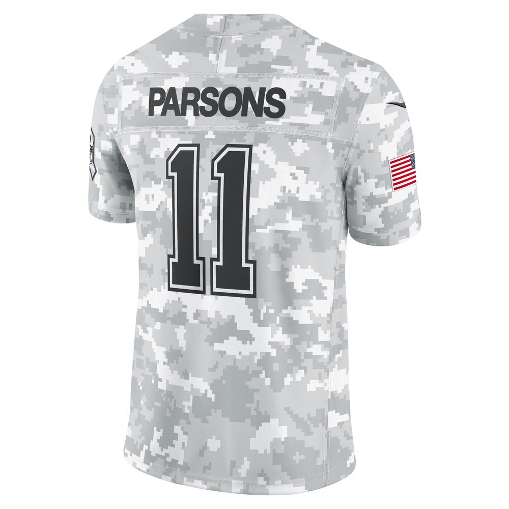 Men's Dallas Cowboys Micah Parsons Arctic Camo 2024 Salute to Service Limited Jersey