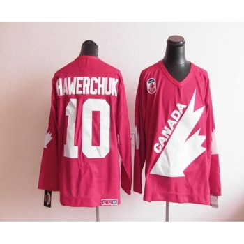 Olympic 1991 CA. #10 Dale Hawerchuk Red CCM Throwback Stitched NHL Jersey Olympic 1991 CA. #10 Dale Hawerchuk Red CCM Throwback Stitched NHL Jersey
