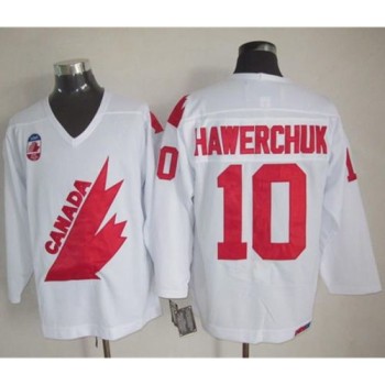Olympic 1991 CA. #10 Dale Hawerchuk White CCM Throwback Stitched NHL Jersey Olympic 1991 CA. #10 Dale Hawerchuk White CCM Throwback Stitched NHL Jersey