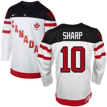 Olympic CA. #10 Patrick Sharp White 100th Anniversary Stitched NHL Jersey Olympic CA. #10 Patrick Sharp White 100th Anniversary Stitched NHL Jersey