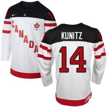 Olympic CA. #14 Chris Kunitz White 100th Anniversary Stitched NHL Jersey Olympic CA. #14 Chris Kunitz White 100th Anniversary Stitched NHL Jersey