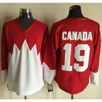 Olympic CA. #19 Canada Red/White 1972 Commemorative CCM Stitched NHL Jersey Olympic CA. #19 Canada Red/White 1972 Commemorative CCM Stitched NHL Jersey