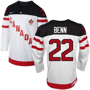 Olympic CA. #22 Jamie Benn White 100th Anniversary Stitched NHL Jersey Olympic CA. #22 Jamie Benn White 100th Anniversary Stitched NHL Jersey