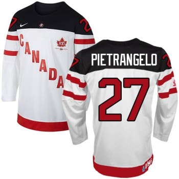 Olympic CA. #27 Alex Pietrangelo White 100th Anniversary Stitched NHL Jersey Olympic CA. #27 Alex Pietrangelo White 100th Anniversary Stitched NHL Jersey