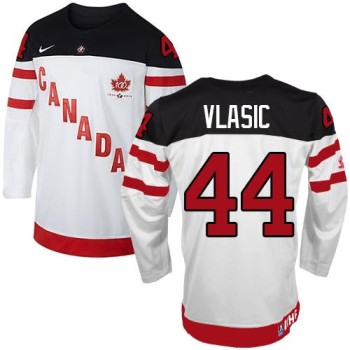Olympic CA. #44 Marc-Edouard Vlasic White 100th Anniversary Stitched NHL Jersey Olympic CA. #44 Marc-Edouard Vlasic White 100th Anniversary Stitched NHL Jersey