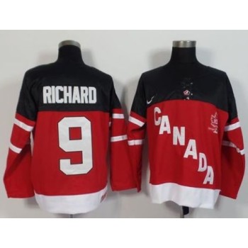 Olympic CA. #9 Maurice Richard Red 100th Anniversary Stitched NHL Jersey Olympic CA. #9 Maurice Richard Red 100th Anniversary Stitched NHL Jersey