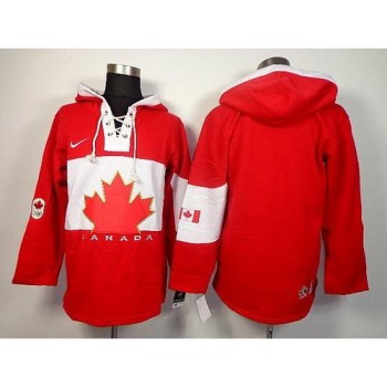 Olympic CA. Blank Red Sawyer Hooded Sweatshirt Stitched NHL Jersey Olympic CA. Blank Red Sawyer Hooded Sweatshirt Stitched NHL Jersey