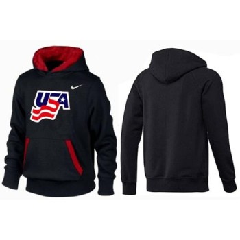 Olympic Team USA Pullover Hoodie Black/Red Olympic Team USA Pullover Hoodie Black/Red
