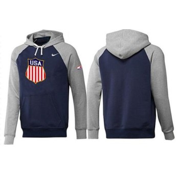 Olympic Team USA Pullover Hoodie Dark Blue & Grey Olympic Team USA Pullover Hoodie Dark Blue & Grey