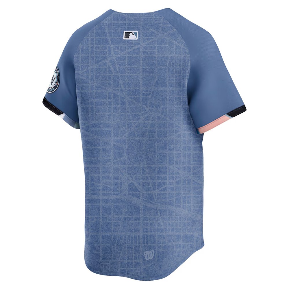 Men's Washington Nationals Nike Blue 2025 City Connect Limited Jersey Men's Washington Nationals Nike Blue 2025 City Connect Limited Jersey