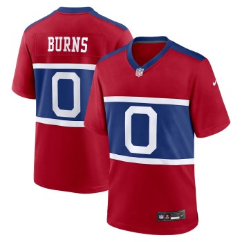 Men's New York Giants Brian Burns Century Red Alternate Game Jersey Men's New York Giants Brian Burns Century Red Alternate Game Jersey